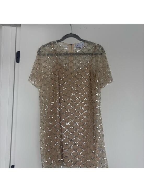 Mable Dresses & Skirts - Mable Sequin Overlay Mini Dress (Never Worn)